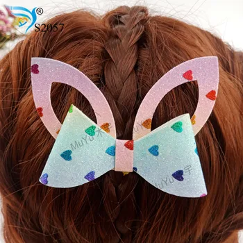 

Hairpin bow-S2057 cutting dies and steel wood dies compatible with most machines scrapbook cut sky Rabbit ears