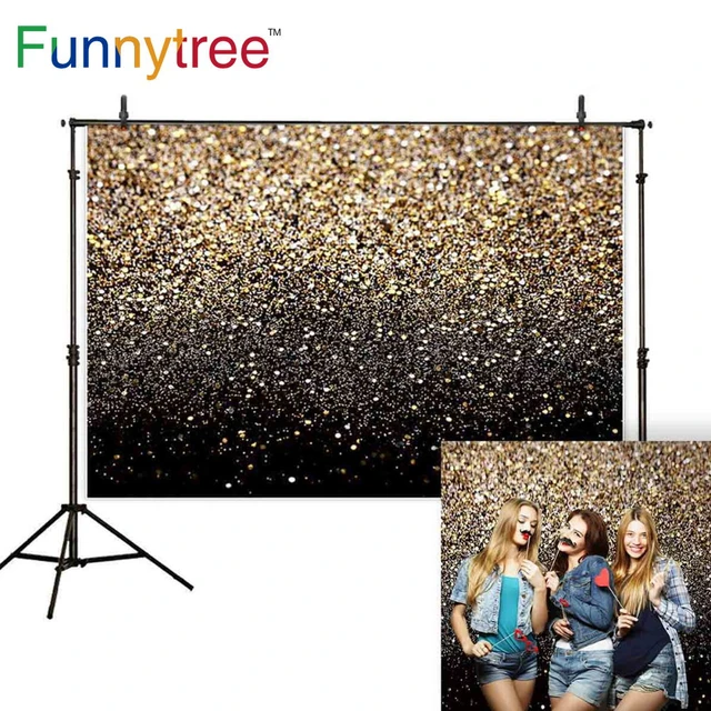 Funnytree Sweet 16 18th Birthday Background Photo Great Gatsby Decorations  Custom Black Backdrop Photography Photocall Party - AliExpress