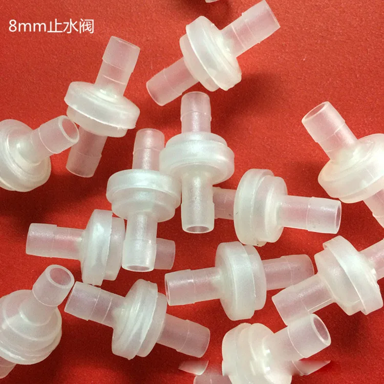 Пластиковый невозвратный клапан 8 мм для одностороннего клапана воды