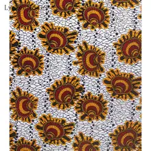 Lychee Life 1 ярд Анкара африканская оболочка принты ткань настоящий воск ткань для женщин Свадебное платье швейные материалы