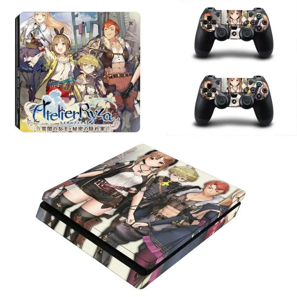 YSP4S-3921 Ателье Ryza PS4 Slim sticker s PS 4 Play station 4 Slim виниловые наклейки для playstation 4 Slim консоли и контроллера - Цвет: YSP4S-3921