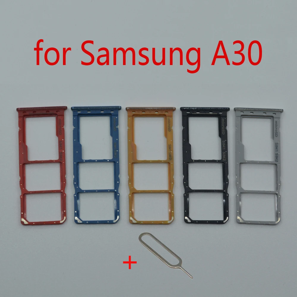 Держатель лотка для SIM карты Samsung Galaxy A30 A305 A305F A305FN A305G A305GN оригинальный адаптер