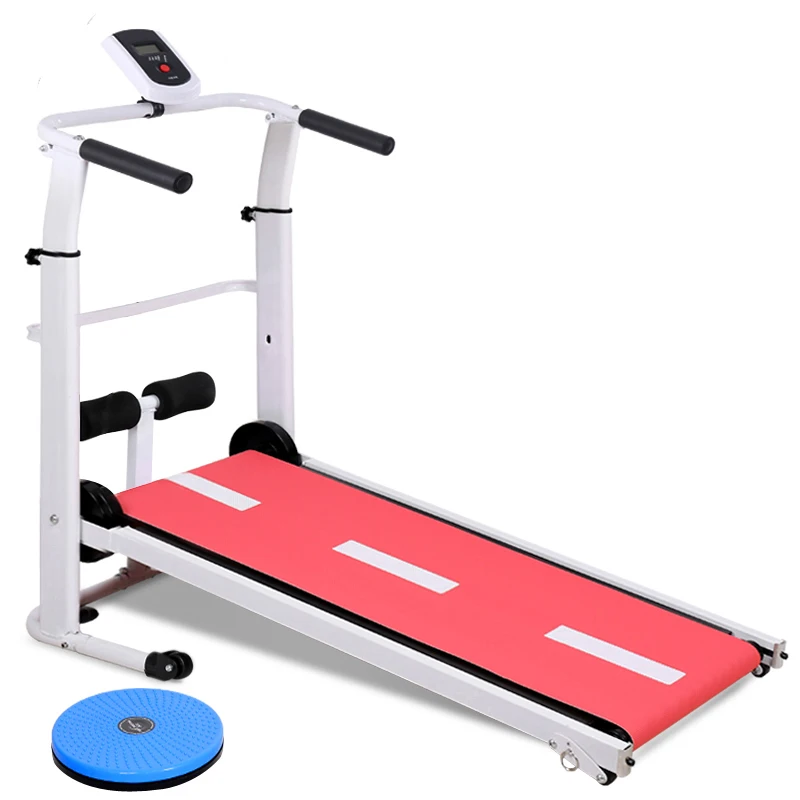 

Treadmill Home Small Fitness Equipment Mini Folding Style Lengthened Stepper Three-in-one Multi-function Manual Adjustment XB