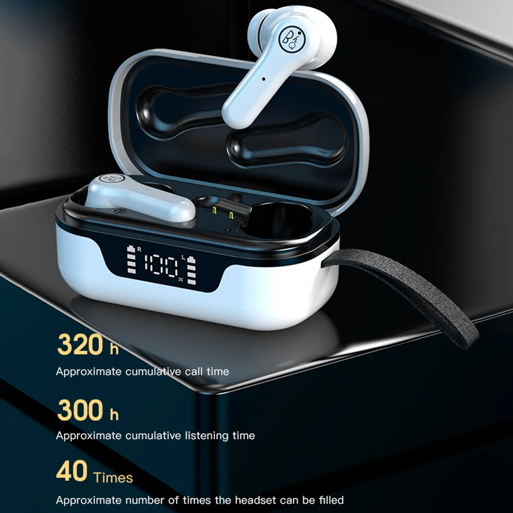 ANC Pro Bluetooth V5 1 Wireless Waterproof Headset with Active Noise Reduction Automatic Pairing Technology Active Noise Reducti