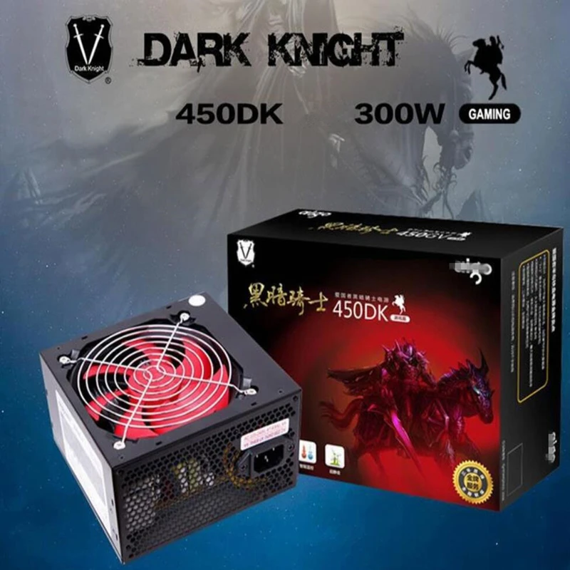 Блок питания для Aigo GTX1050Ti RX560, блок питания для настольного компьютера, кабинет, номинальная мощность 300 Вт, пиковая мощность 450 Вт, блок питания 450DK