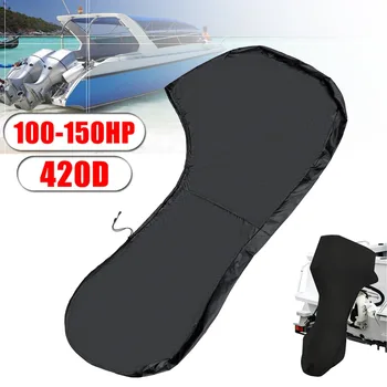 

Waterproof 420 D Full Outboard Engine Boat Motor Cover for 6 -15HP Motor Boat Full Motor Cover Outboard Engine Protector