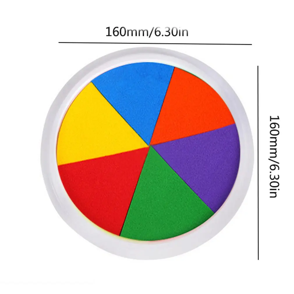Краска для рисования пальцем чернил грязи креативные DIY цветные штемпельные подушечки детский сад пальмовые чернила безопасная