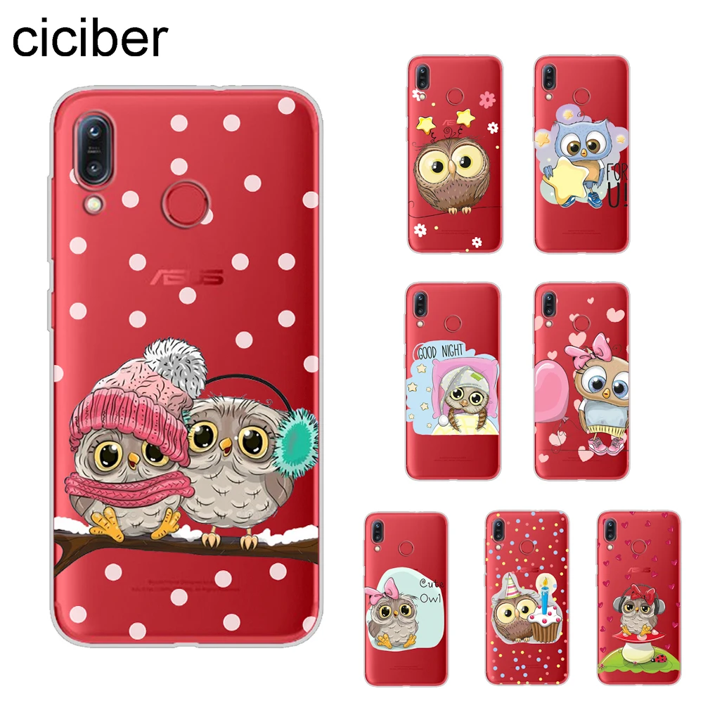 Ciciber Animal Owl для ASUS Zenfone 4 Max Plus Pro ZC520KL ZC554KL Для ZenFone M1 ZB555KL ZB570TL чехлы телефонов из