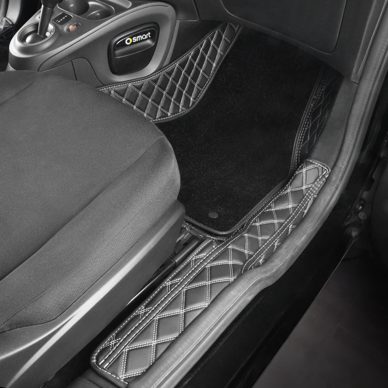 Автомобильные коврики, нескользящий коврик для ног, чехол для Smart fortwo forfour 453 451, аксессуары для стайлинга автомобилей