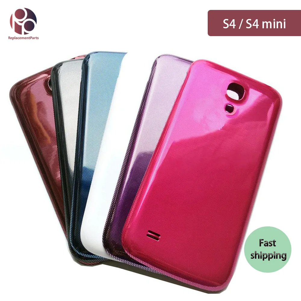 

10pcs Battery Back Cover For Samsung Galaxy S4 i9505 i9500 / S4 mini I9190 Rear Door Housing Case Replacement Repair Parts