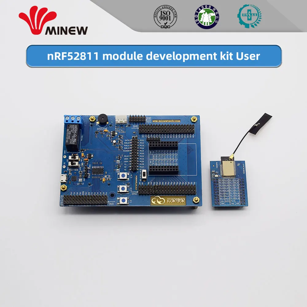 Широкодиапазонный беспроводной модуль BLE 5 1 Nordic nRF52811 оценочная плата |