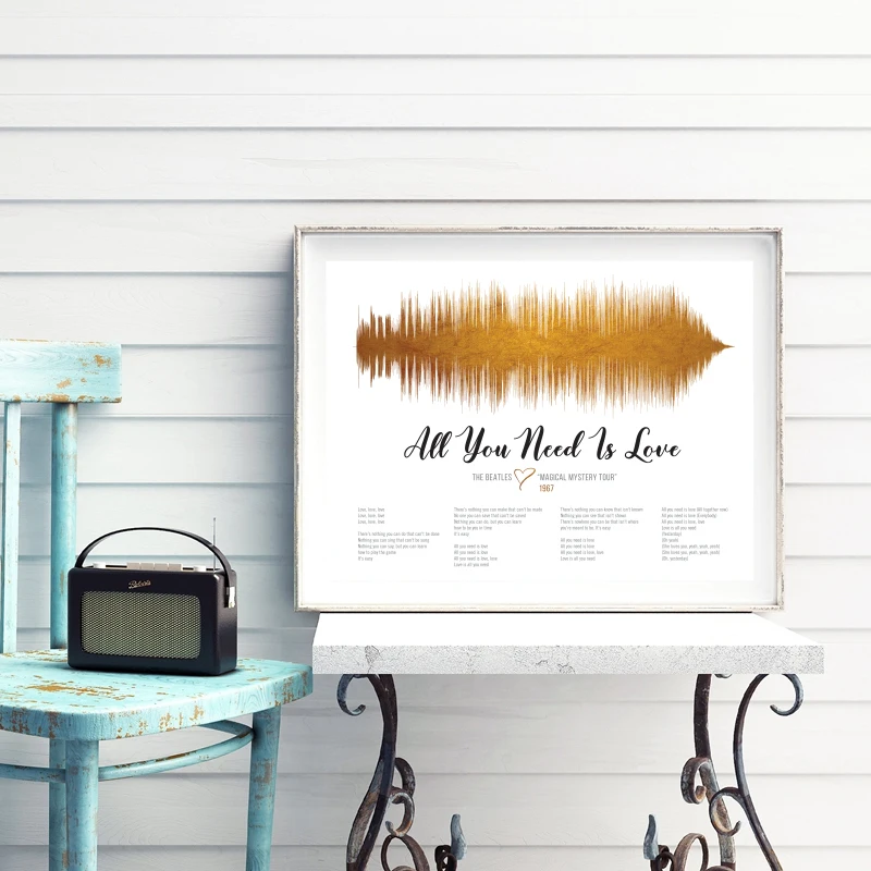 All you need is Love Canvas Print Home Decoration