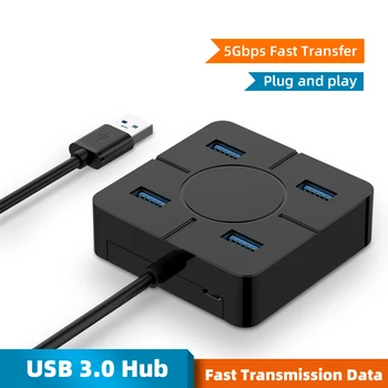 

USB HUB Fast Transmission USB3.0 4 Ports Splitter For PC Loptop Expansion Ports For USB Reader Mouse USB Extension Cable Adapter
