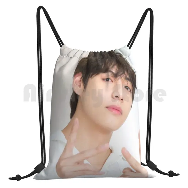 Jungkook Backpack Drawstring Bag Riding Climbing Gym Bag Love Yourself Logo  Cute Rj Cooky Shooky Mang Koya Jin Jimin - AliExpress