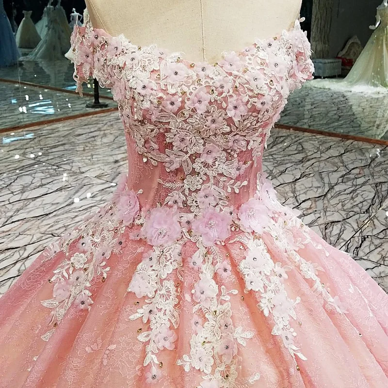 LS00133 Вечернее платье длинное роскошное бальное 2018 Фотографии|flower evening dress|evening dresses