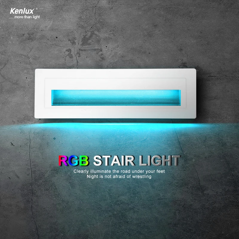 Скандинавская настенная лампа RGB с автоматической сменой светодиодов