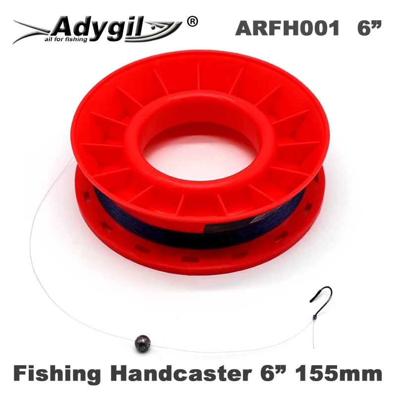 

Adygil 155mm (6") Rigged Fishing Handcaster Fishing Hand Reel