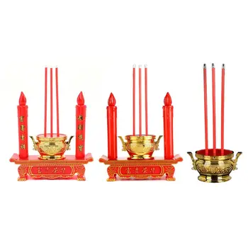 

LED Candle Lamp Buddhist Electric Candle Light Avalokitesvara Buddha Riches E5BB New 2020