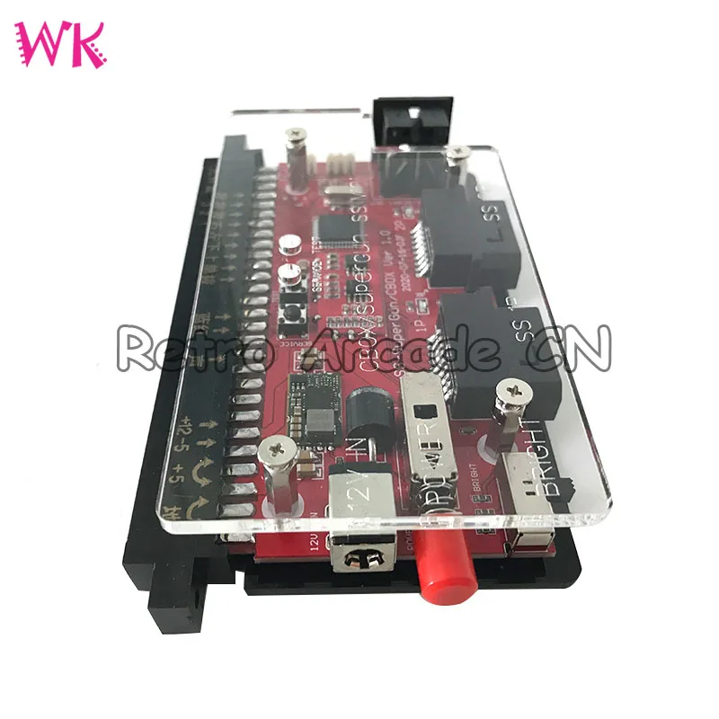 Connettore Jamma Scheda Madre Supergun/Cbox Mini Ss Gamepad Interfaccia Neogeo Video Gbs/Scart Output Pwer Supply 12V 8A