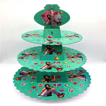 

1PCS Soy Luna Theme 3-Tier Cake Stand Cupcake Holder Girl Kids Birthday Party Supplies Baby Party Favor Decoration Cupcake Set