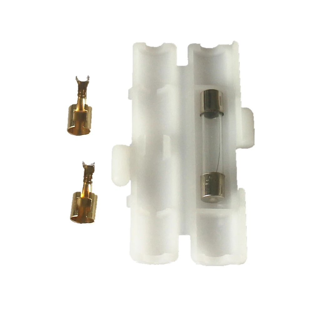 10pcs Radio Power Cable Cord Fuse+fuses Box Jacket Terminals Connector