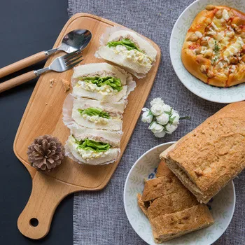 

Chopping Blocks Bread Pallet with Handle Baking Cutting Board Wooden Board Handmade Kitchen Accessories Pizza Tray Hanging