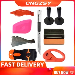 CNGZSY – Film vinylique universel K89, outils d'emballage, pince, support magnétique, sécurité, couteau, grattoir, fenêtre, autocollant, outil d'installation 