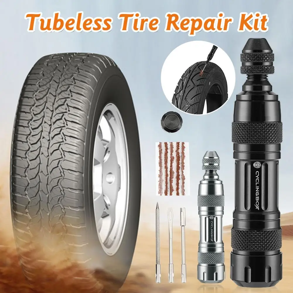 

Bicycle Tubeless Tire Repair Kit Used Fr Mountain Bike Road Bike Tire Puncture With File Clamp Air Release Balve 5 Bacon Strips