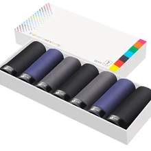 7 шт./лот Новое поступление мужские боксеры короткие для мужской бренд нижнее белье модал Мода ondergoed мягкие трусы Y878