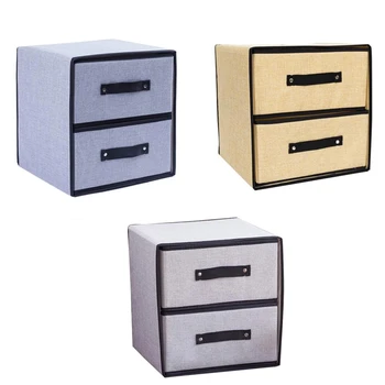 

Foldable Storage Box for Clothes Washable Underwear Storage Box Polyester Fabric Drawer Organizer Storage Containers