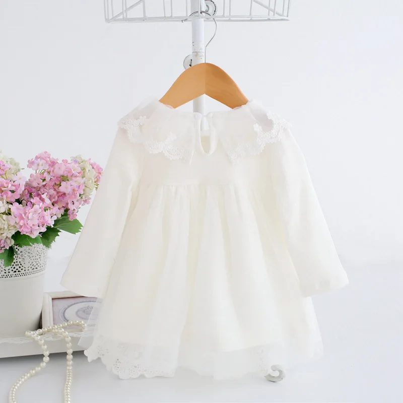 

2019 Spring New Style Idea Fish Brand Childrenswear Girls 0-3-Year-Old Korean-style Cute Little Bear Mesh Dress 6033