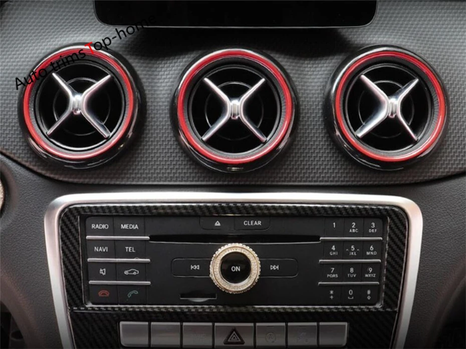 Yimaautoпланки для Mercedes-Benz CLA X117 GLA 260X156- Средний+ боковой кондиционер выходное отверстие кольцо крышка планки 5 шт