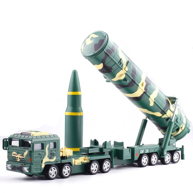 1:64 военная модель автомобиля мировая война Dongfeng DF31A интерконтинентальная