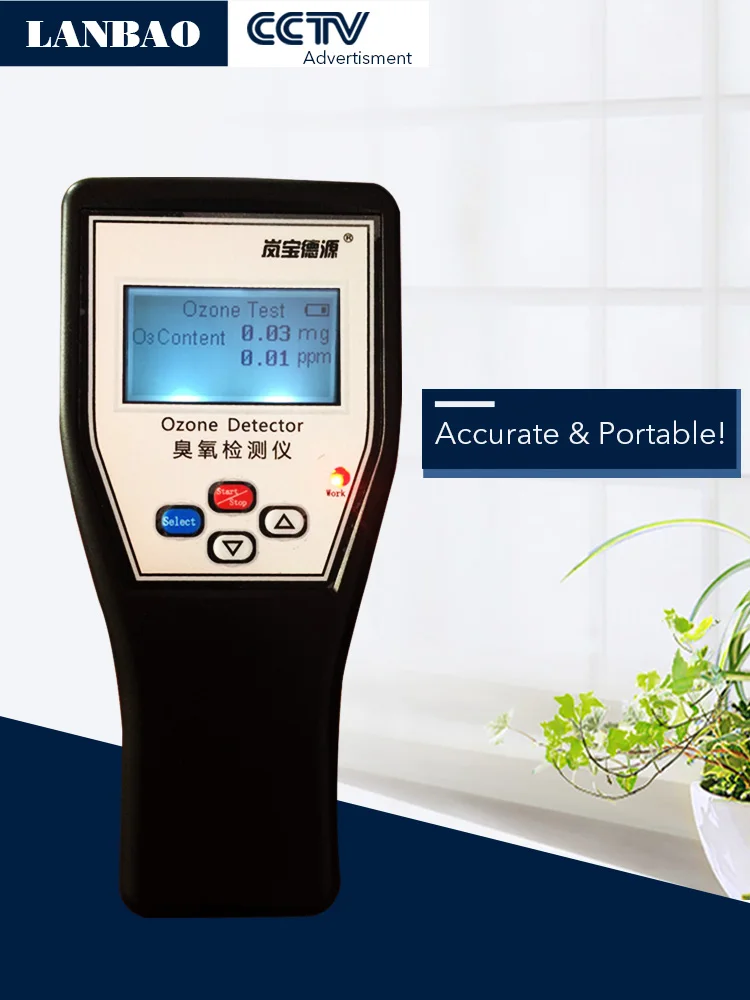  0.01 Resolution Ozone Meter Portable Accurate Ozone Detector manufacturer price mg ppm sensitive en