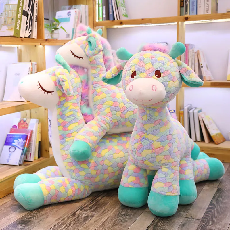 Новый Huggable милый красочный Сика олень плюшевые игрушки Мультяшные животные
