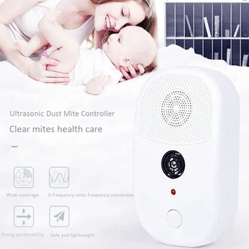 

3Pcs Electronic Mini Ultrasonic Mite Killer Controller Cleaner Bed Bug Dust Mite Eliminator(US Plug)