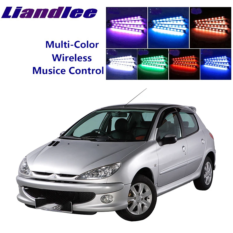 LiandLee для Naza 206 интерьер автомобиля нижняя часть FootWell сиденье акцент Музыка Ритм