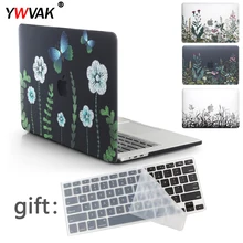 Креативный чехол для ноутбука с 3D принтом для MacBook Air Pro retina 11 12 13 15 дюймов с сенсорной панелью, чехол+ прозрачная крышка для клавиатуры