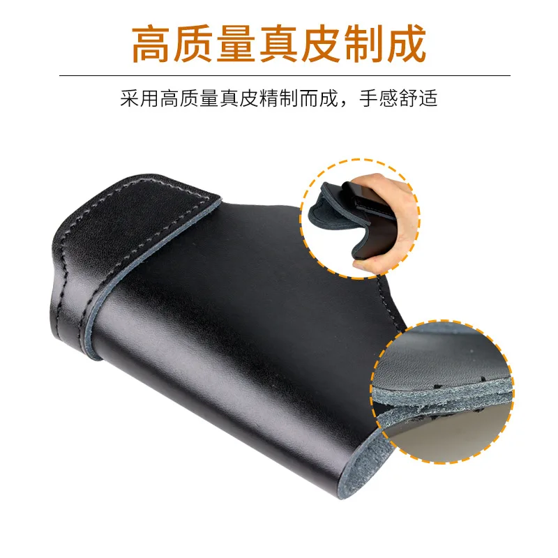 

Hot Selling Outdoor Tactical Holster Genuine Leather Hidden Small Holster CS Field Operations Quick Pull Holster Cowhide