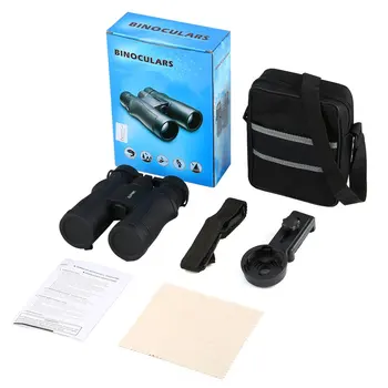 

Water Resistant Binoculars 10x42 Telescope HD Folding Binoculars For Outdoor Birdwatching Travel Stargazing Concerts