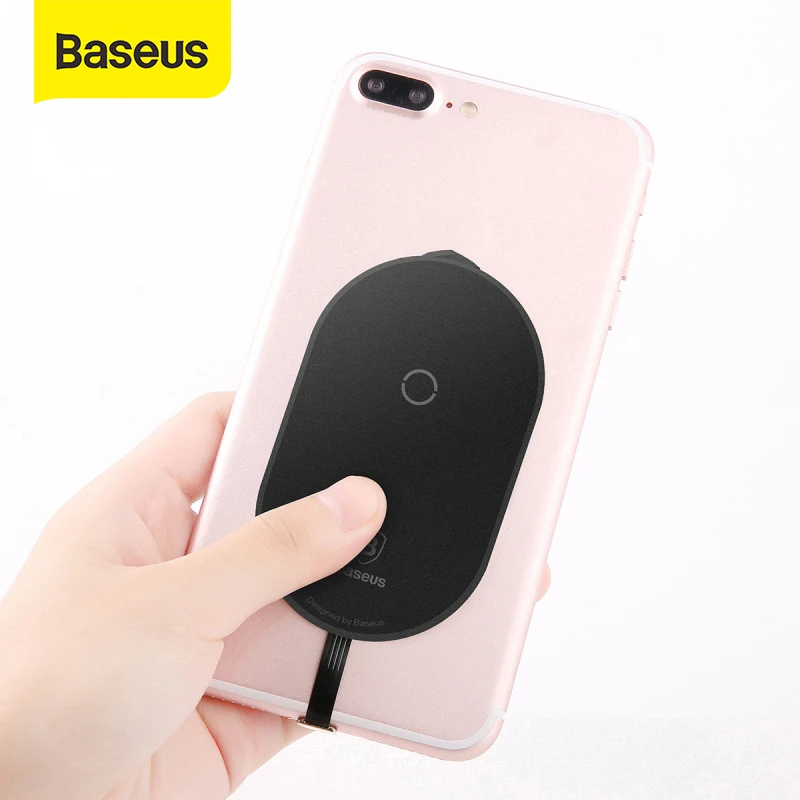 Беспроводной зарядный приемник Baseus для iPhone 7 6 беспроводной разъем микро USB Type C