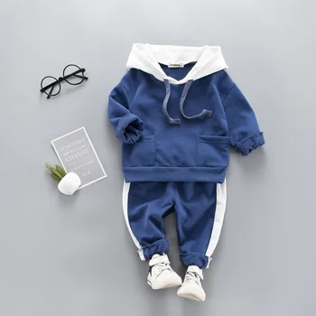 

ZWY283 Toddler Boys Clothes Autumn Kids Girls Clothes Hooded+Pant 2pcs Outfit Children Clothing Suit For Boys Clothing Sets