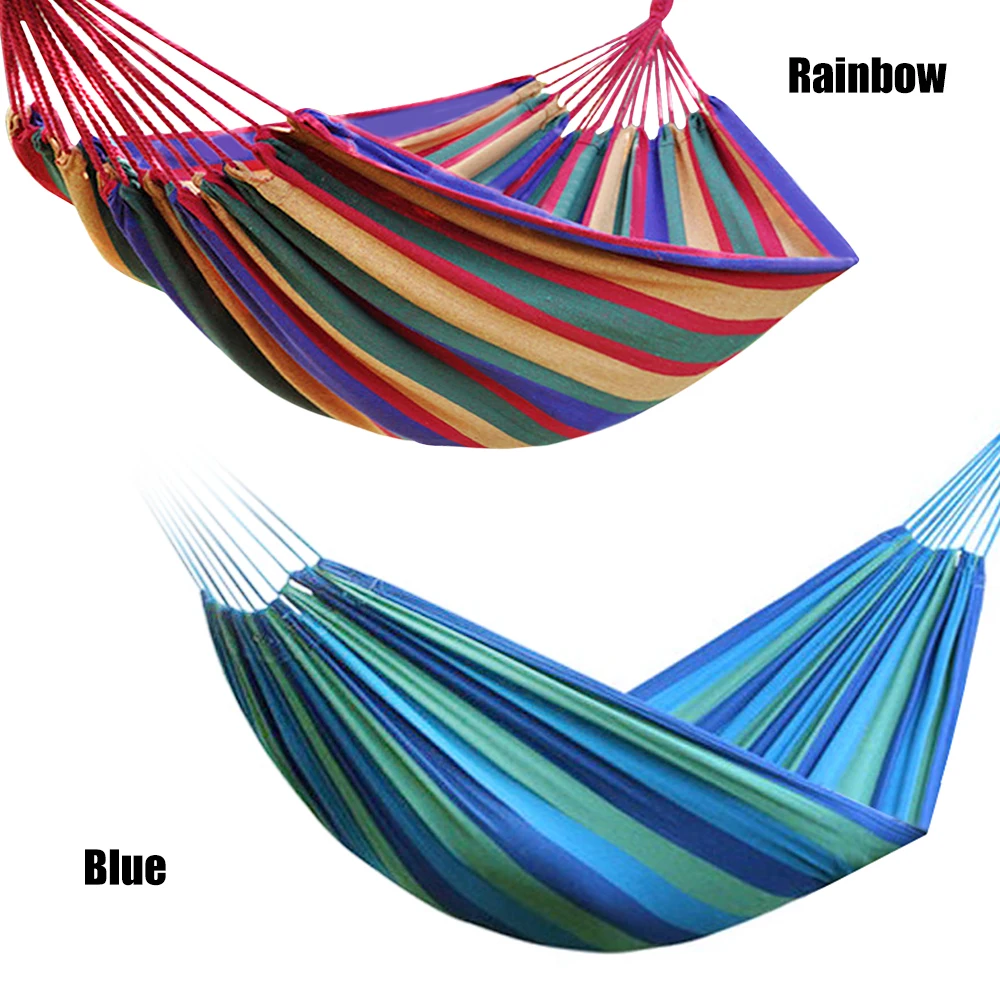 Outdoor Camping Single / Double Hammock for Backyard Patio Porch Garden Indoor Entertainment | Спорт и развлечения