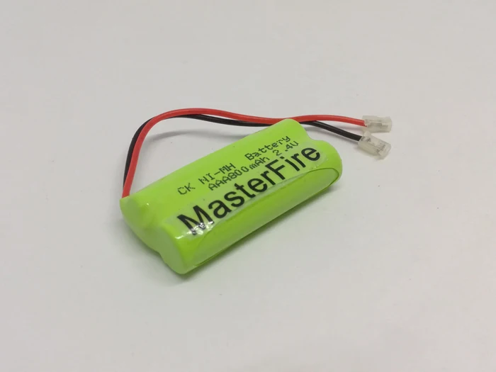 MasterFire 5 упак./лот Ni-MH AAA 2,4 V 800mAh Ni-MH аккумулятор Пакет перезаряжаемых батарей с вилками для беспроводного телефона