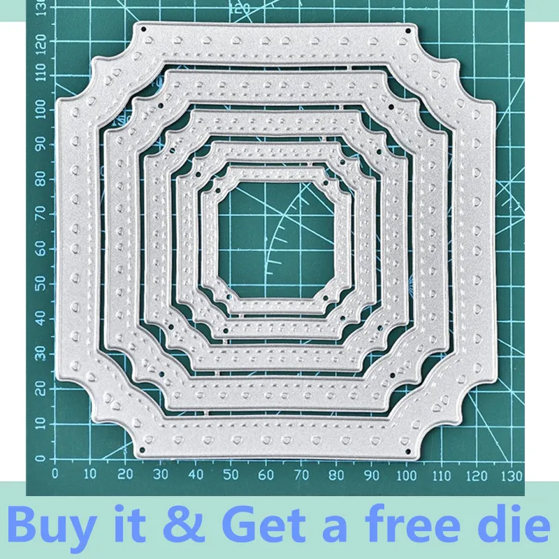 

Eastshape Dies Hexagon Frame Metal Cutting Dies New 2019 Dies Scrapbooking Card Making Embossing Stencil DieCut Template