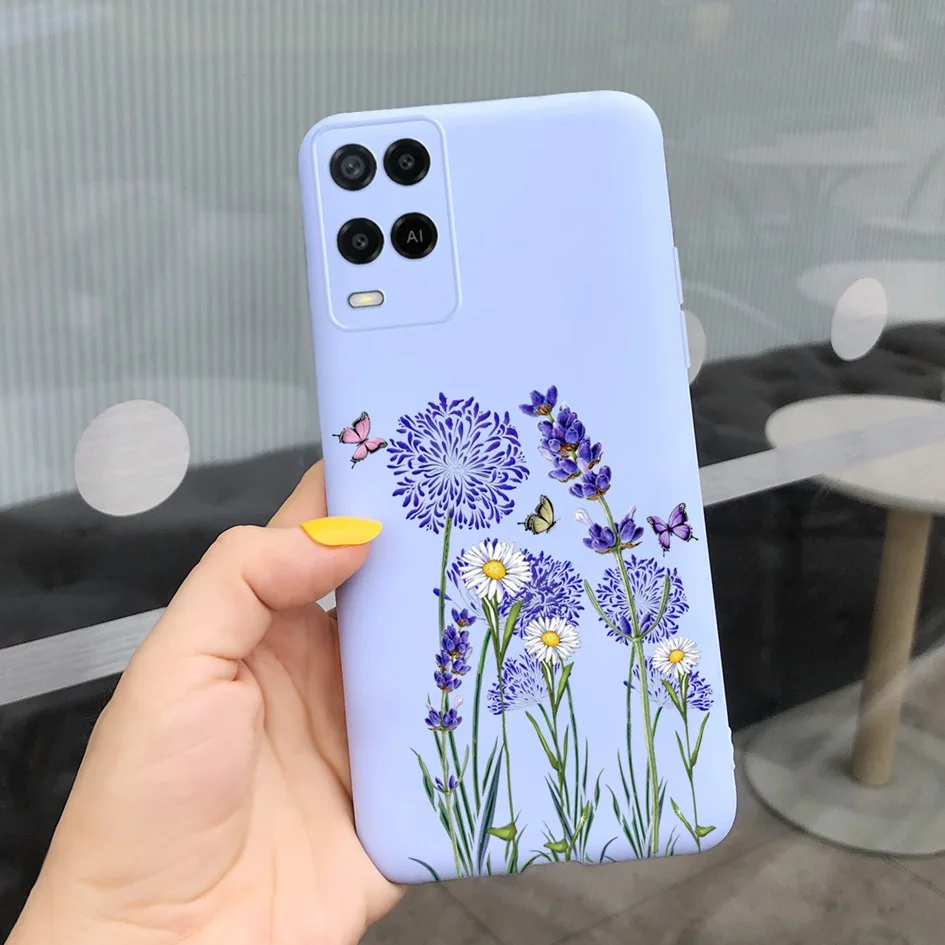 cases for oppo back For OPPO A54 CPH2239 Case Pretty Girls Phone Back Cover For OPPO A54 2021 A 54 OPPOA54 S Shockproof Funda Cat Flower Soft Bumper oppo phone back cover