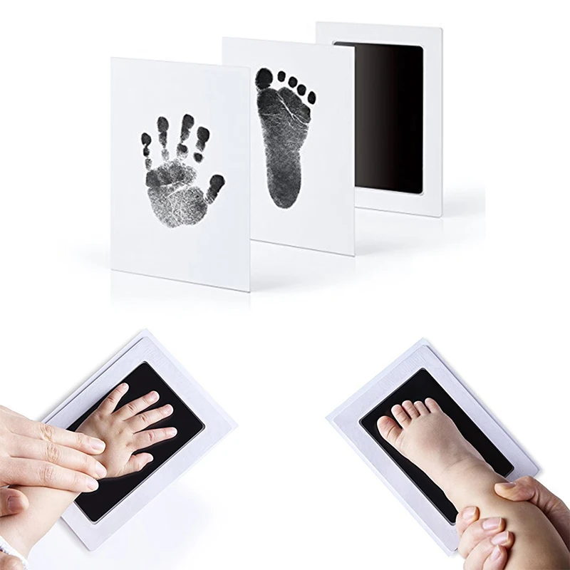 Kit D Empreinte Non Toxique Pour Bebe Kit D Empreintes Digitales Pour Bebes Moulage Souvenirs Bricolage Cadre Photo Encre Pour Nouveau Ne Cadeaux D Anniversaire Pour Tout Petit Aliexpress