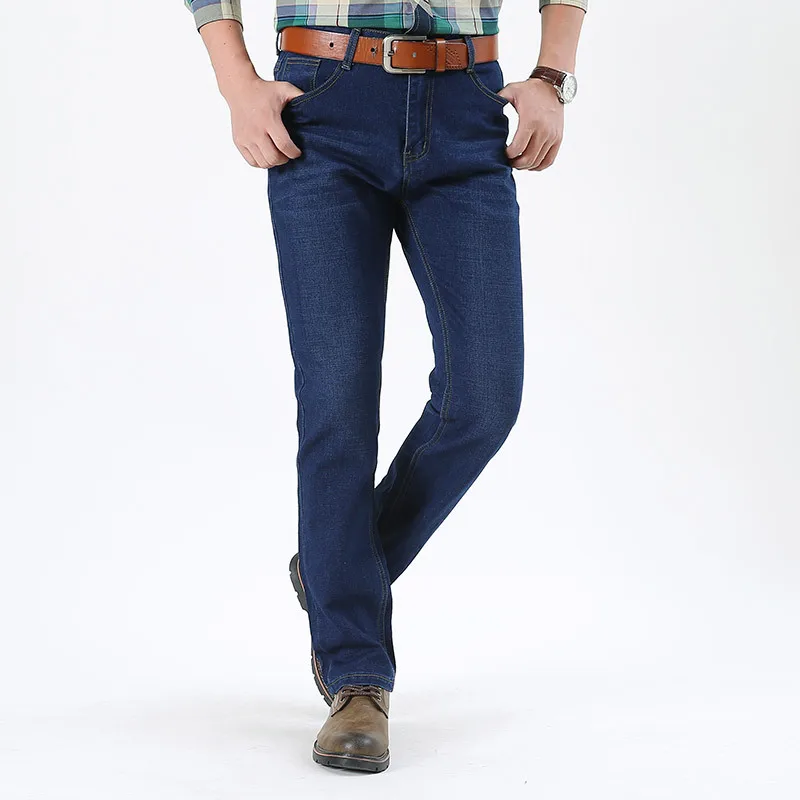 

2019 New Style Jeans Men's Spring And Autumn Fashion Casual Straight-Cut Medium Waist Pants Youth MEN'S Trousers 8320