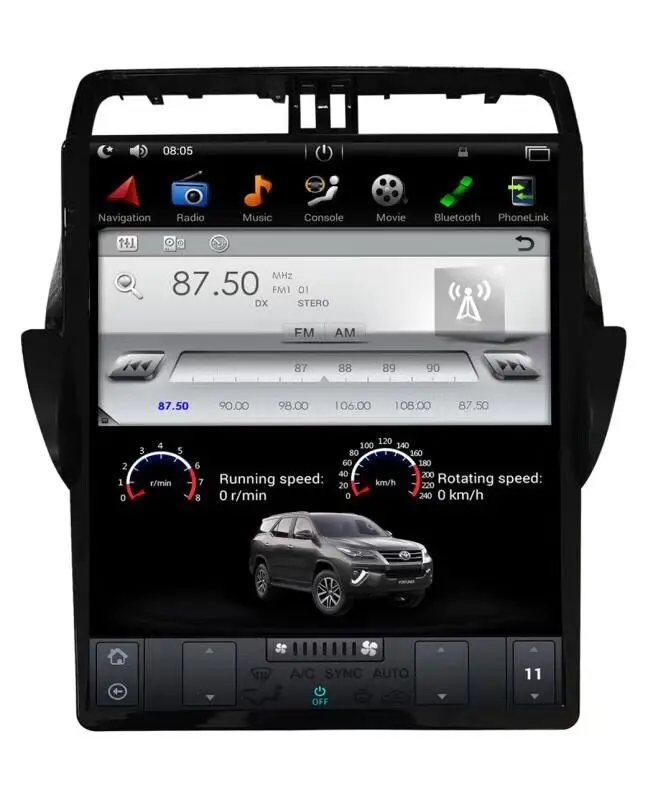 Автомобильный мультимедийный плеер Chogath 16 дюймов android 7 1 gps навигация
