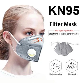 6 warstw KN95 maska do ust FFP3 KN95 maska filtr z węglem aktywnym maska przeciwpyłowa maska przeciwpyłowa maski przeciwpyłowe tanie i dobre opinie WEKOME Chin kontynentalnych GB2626-2006 KN95 face mask Face masks KN95